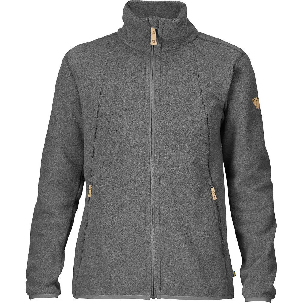 Fjällräven Stina Fleece W Damen Fleecejacke Midlayer dark grey