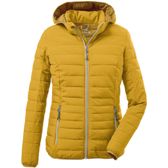 Killtec Uyaka Damen Daunenjacke Outdoorjacke Steppjacke gelb NEU