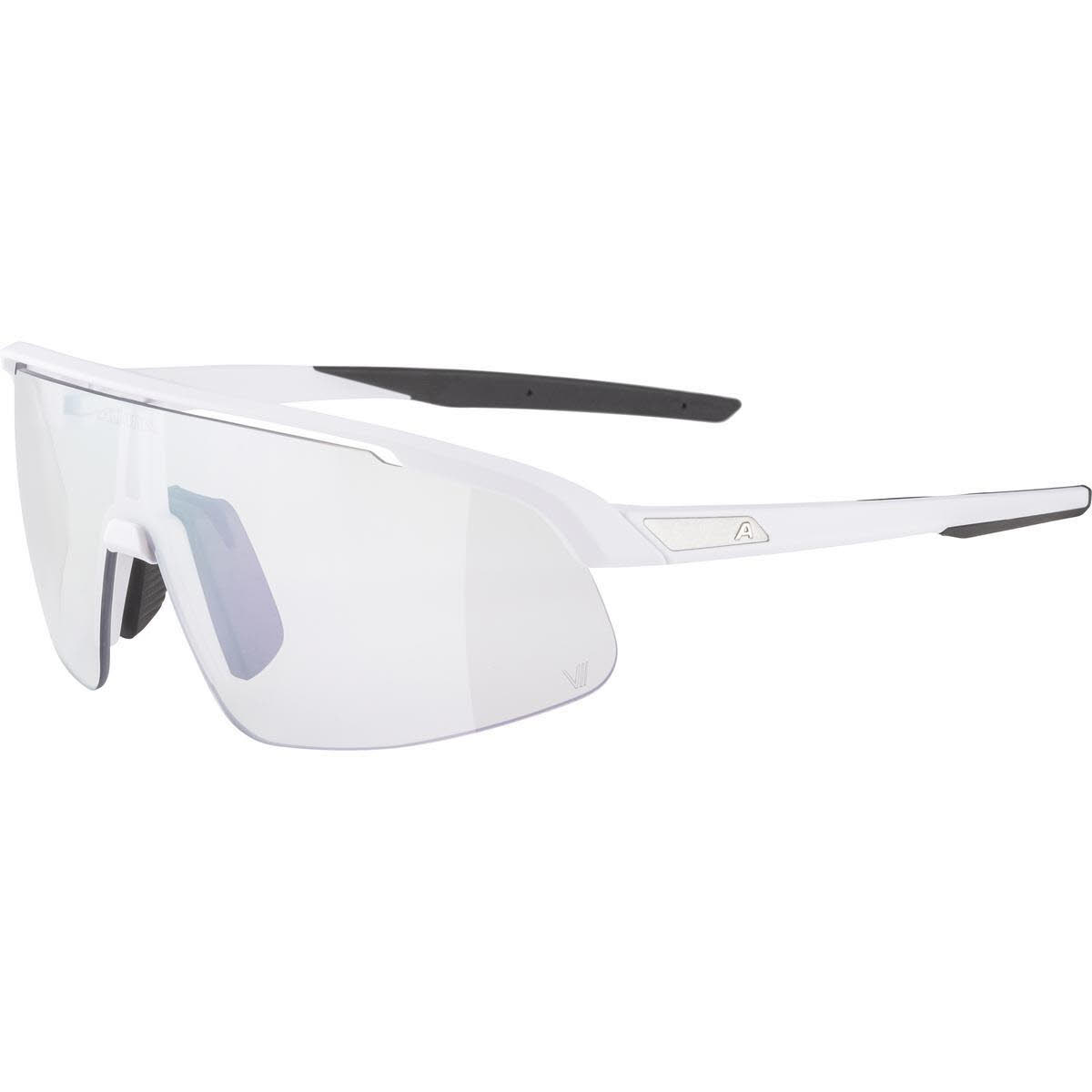 Alpina TURBO PRO S V Unisex Sportbrille Sonnenbrille white matt