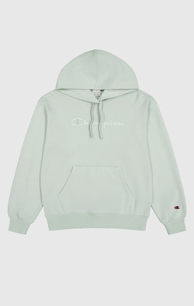 Champion Hooded Sweatshirt Damen Hoodie Kapuzenpullover grün