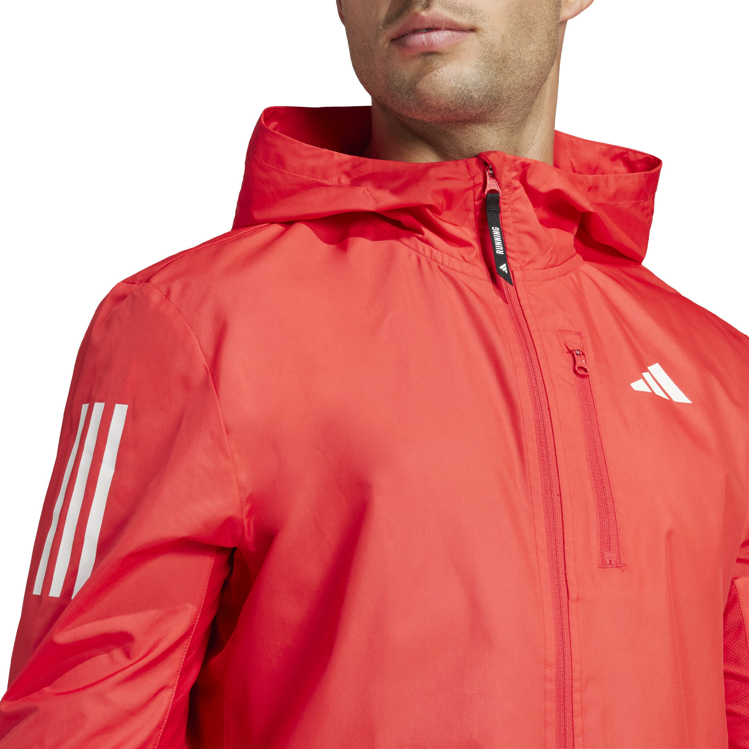 adidas Own the Run Jacke Laufjacke Herren rot