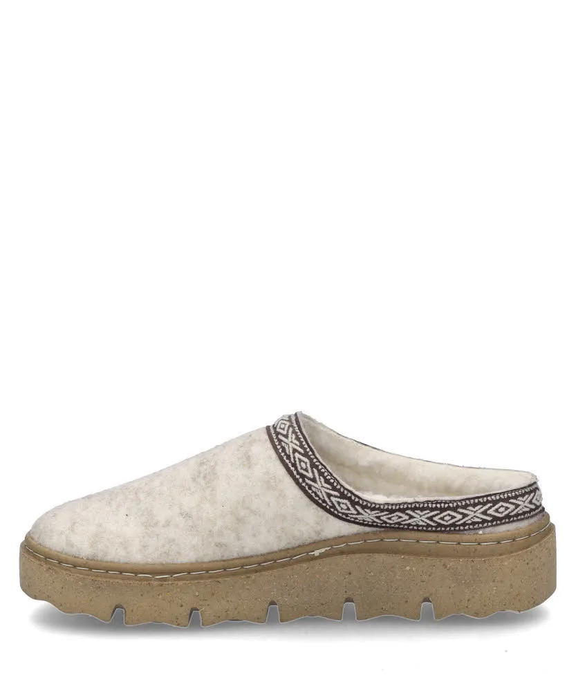 Josef Seibel Carmaux 06 Damen Hausschuhe Filzschuhe natur/kombi