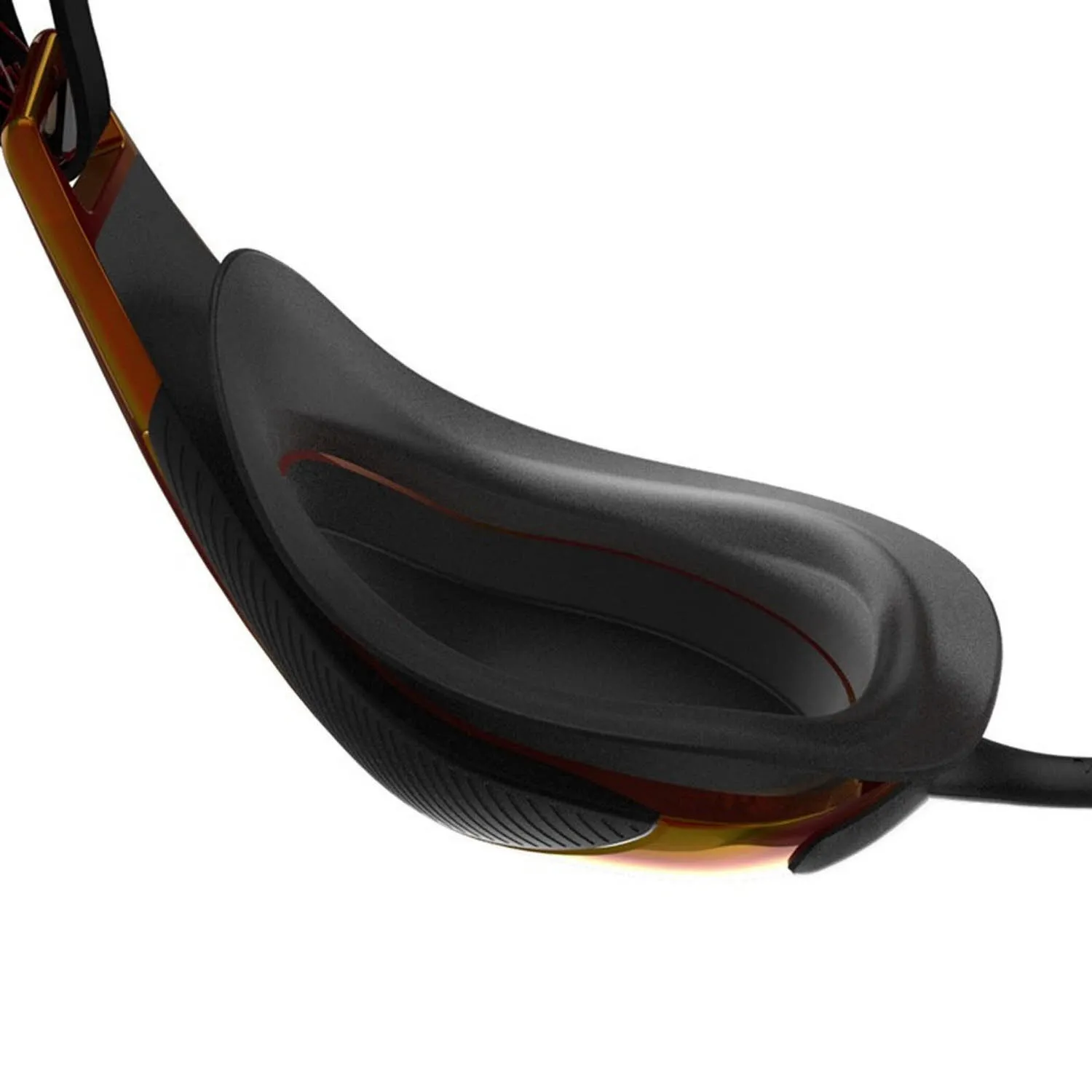 Speedo Fastskin Hyper Elite Mirror Unisex Schwimmbrille schwarz