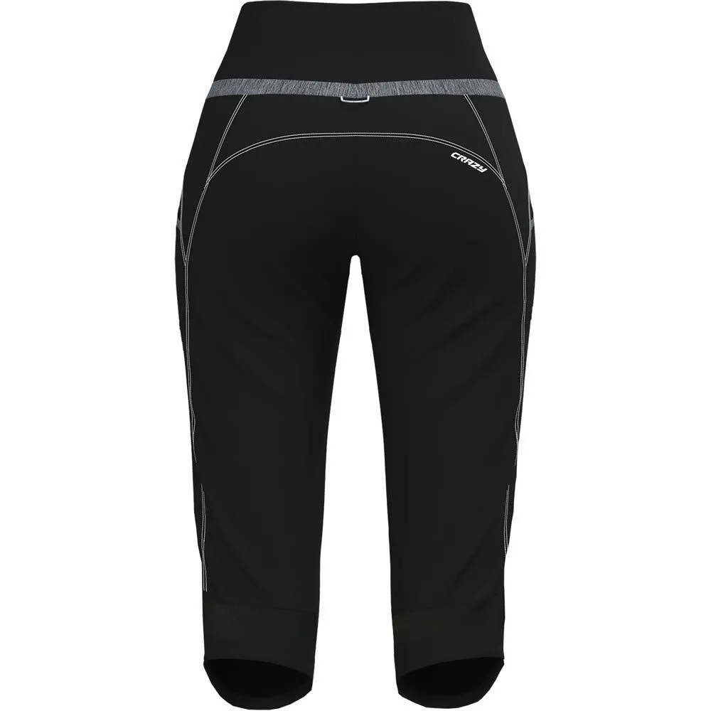 Crazy Idea Mid Short Exit W Damen Wandershorts Trekkingshorts schwarz