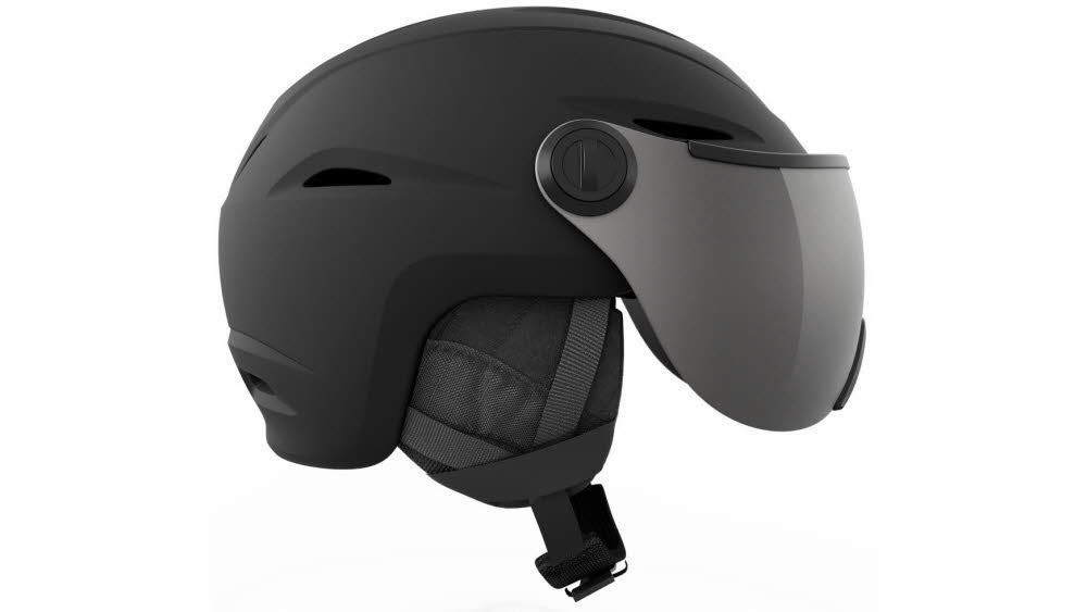 Giro Vue Mips Unisex Skihelm Visierhelm Snowboardhelm matte black/silver flash