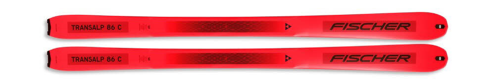 Fischer Transalp 86 Carbon Tourenski ohne Bindung u. Fell Fortgeschr. rot NEU