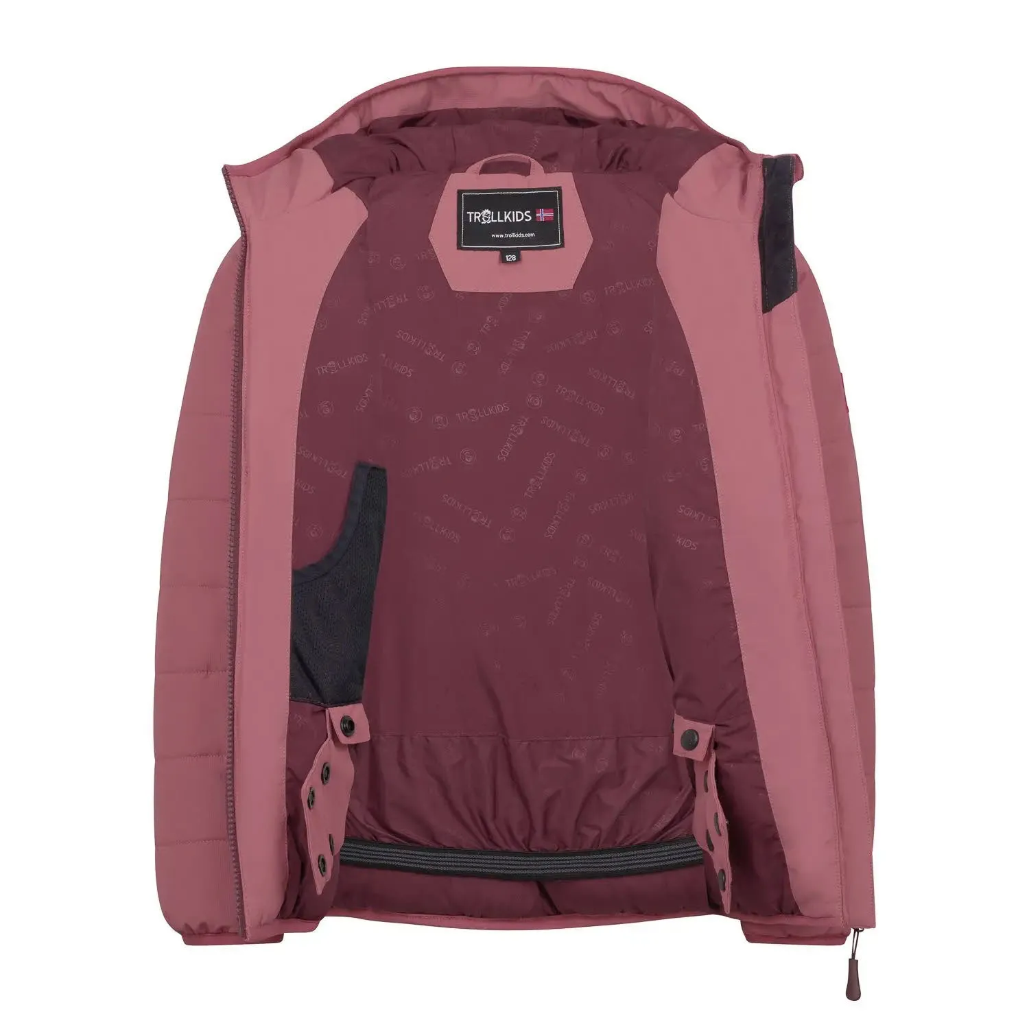 TROLLKIDS Kids Hafjell Snow Jacket PRO Mädchen Skijacke Snowboardjacke frozen berry