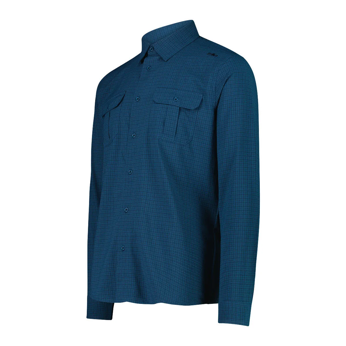CMP MAN SHIRT Herren Hemd Langarm Freizeithemd petroleum-b.blue
