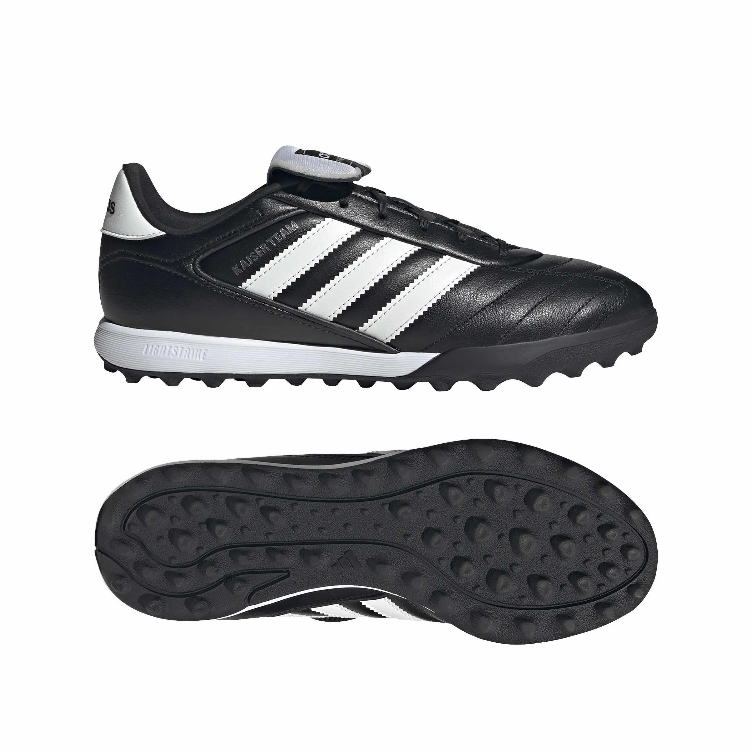 adidas KAISER TEAM 2 Unisex Fußballschuhe Kunstrasen schwarz/weiß