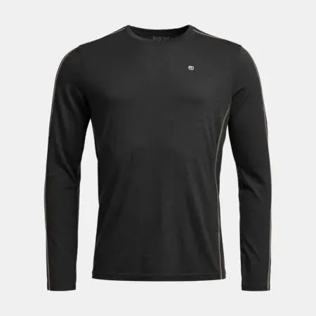 Ortovox Unterhemn Langarmshirt Merionowolle Herren schwarz