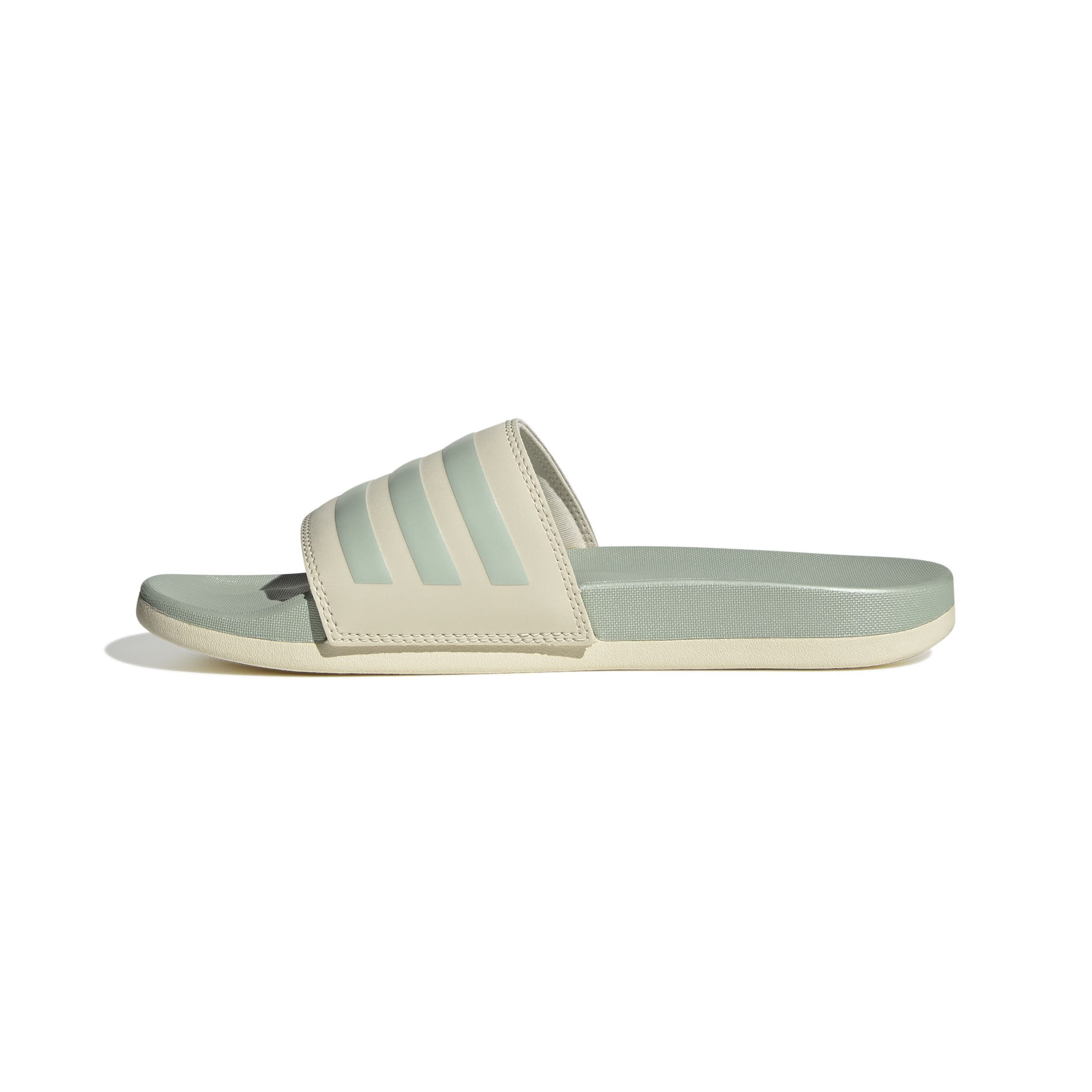 adidas Adilette Comfort Badeschuhe Damen hellgrün beige