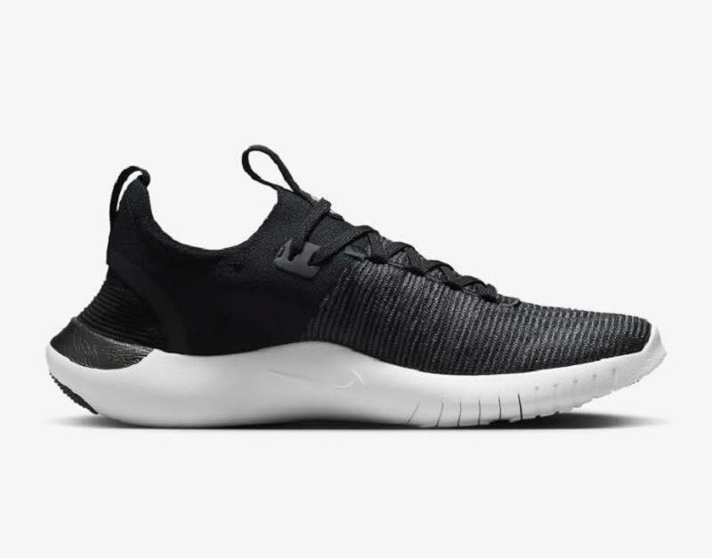 NIKE FREE RUN FLYKNIT Herren Laufschuhe Joggingschuhe schwarz/weiß