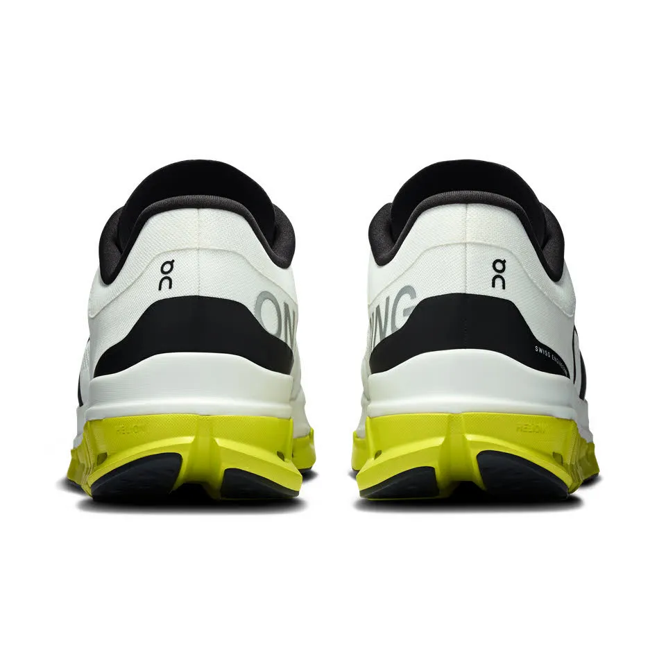 ON Cloudflow 5 Herren Sneaker Joggingschuhe Laufschuhe white/lime