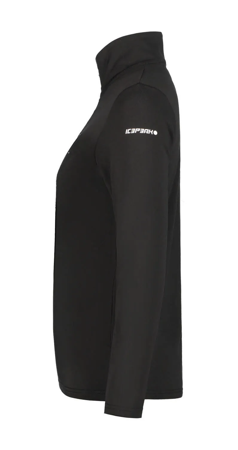 ICEPEAK ELLENTON Damen Midlayer Skirolli schwarz