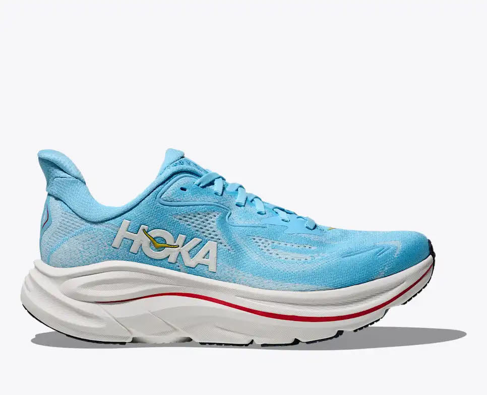 Hoka Clifton 10 Damen Laufschuhe Joggingschuhe blau/weiß