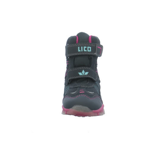 Lico Mädchen Kinderstiefel Freizeitschuhe Klettverschluß marine/türkis/pink NEU