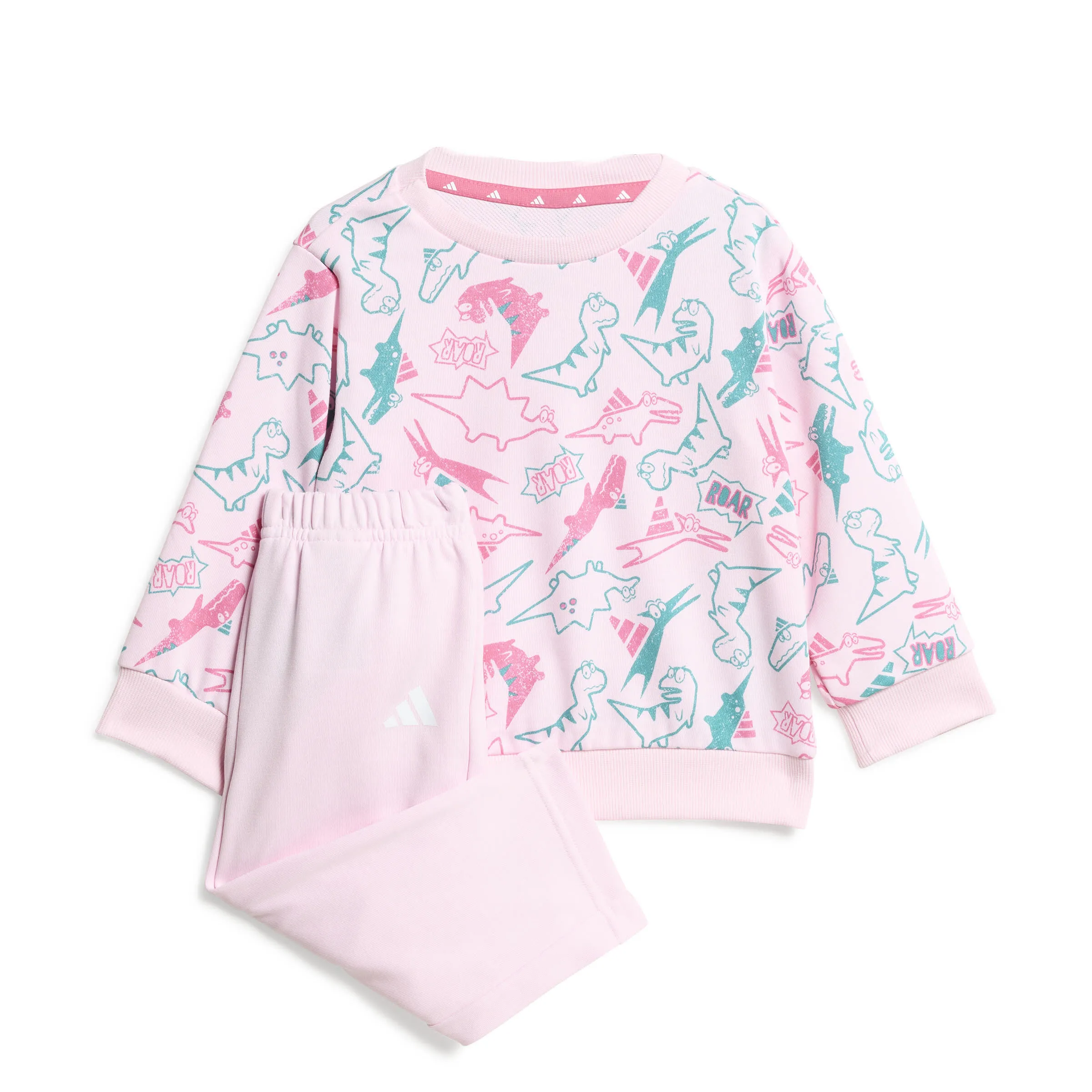 adidas Seasonal Essentials Adiraptor French Terry Mädchen Jogger-Set pink