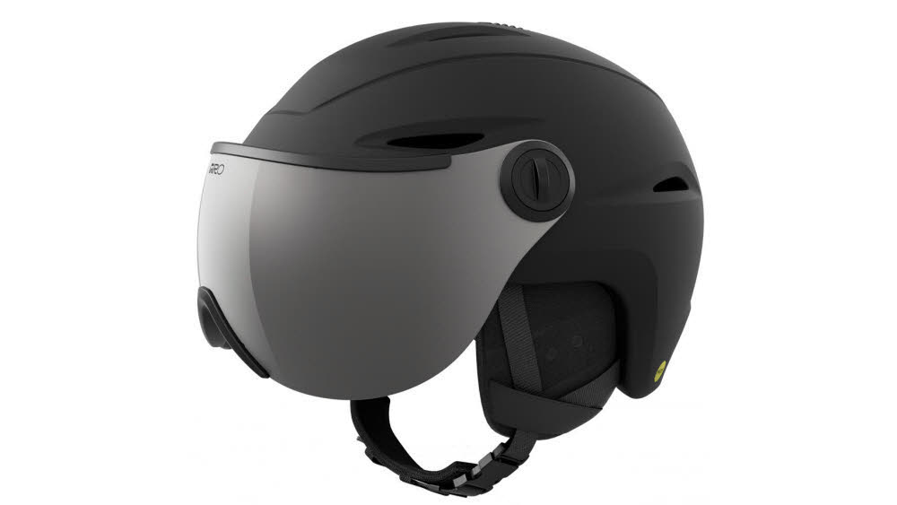 Giro Vue Mips Unisex Skihelm Visierhelm Snowboardhelm matte black/silver flash