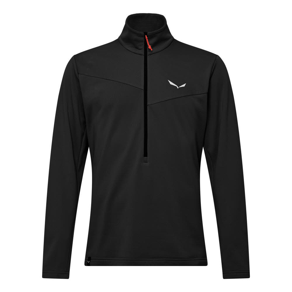 SALEWA Puez Cammino Polarlte Half Zip Fleecepullover Herren schwarz