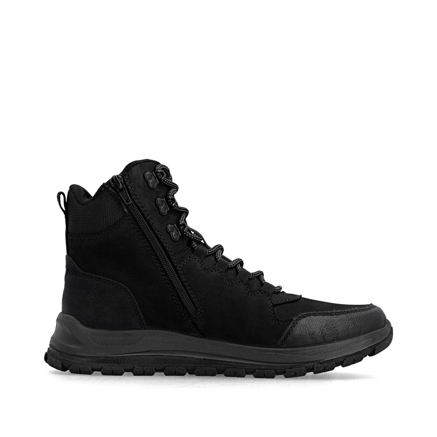 Rieker HWK Herren Stiefel Herren Schnürstiefel Winterstiefel schwarz