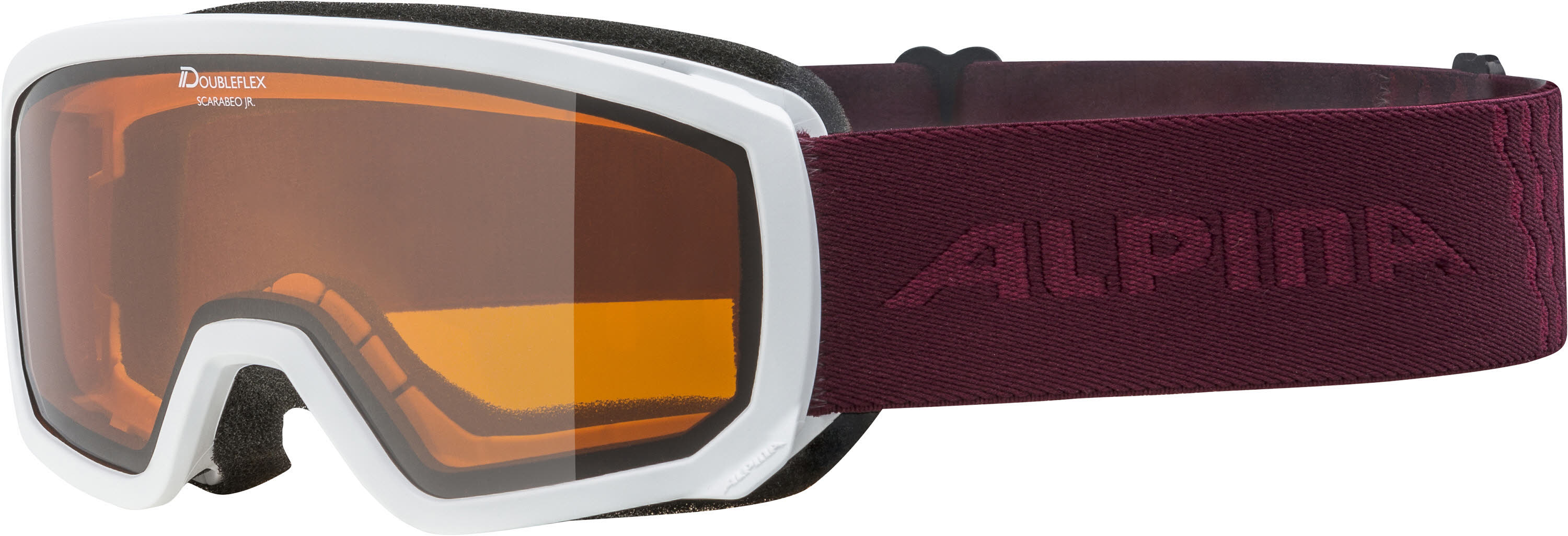 Alpina Scarabeo Jr. Kinder Skibrille Snowboardbrille Wintersport Alpin white NEU