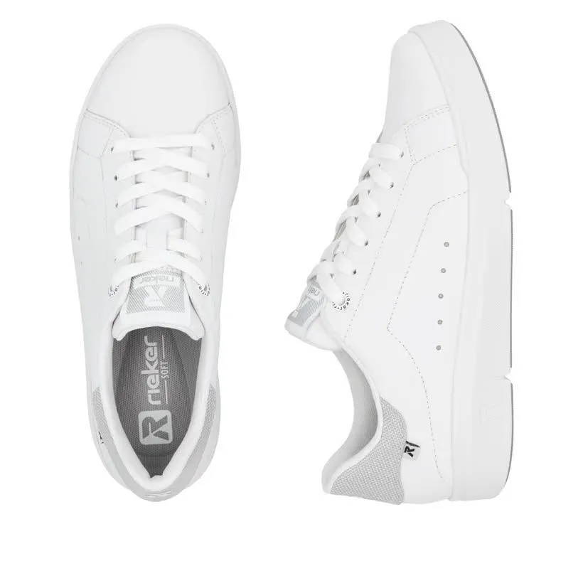 Rieker DamenSneaker Low weiß