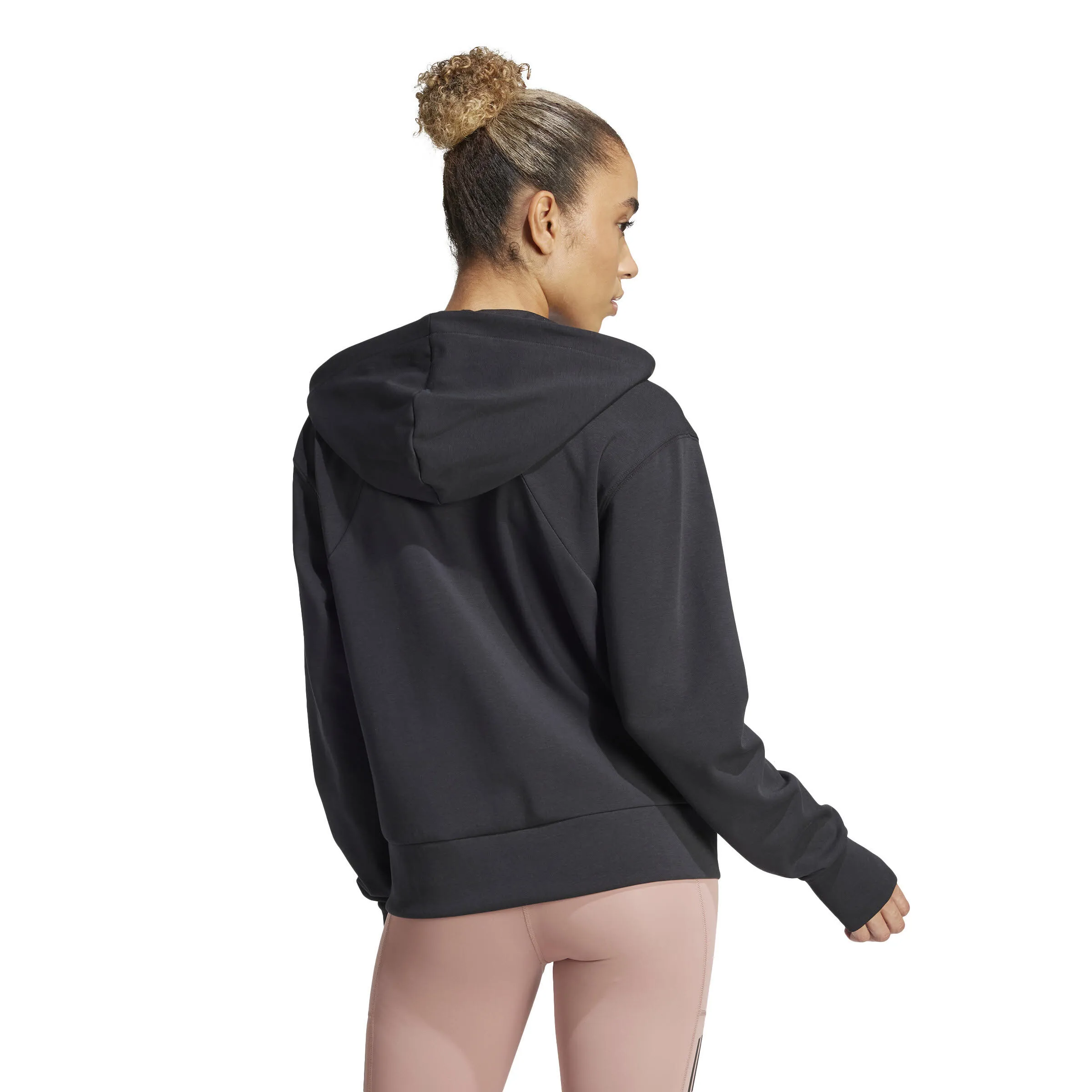 adidas Designed 4 Training Kapuzenjacke Sweatjacke Damen schwarz