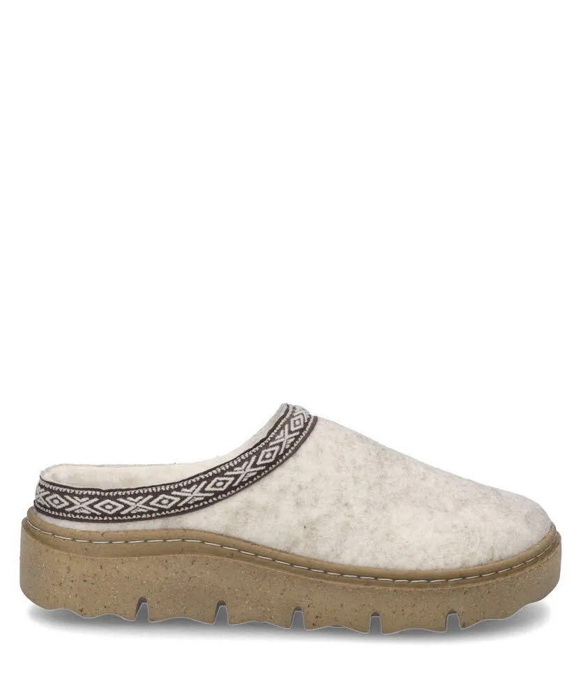 Josef Seibel Carmaux 06 Damen Hausschuhe Filzschuhe natur/kombi