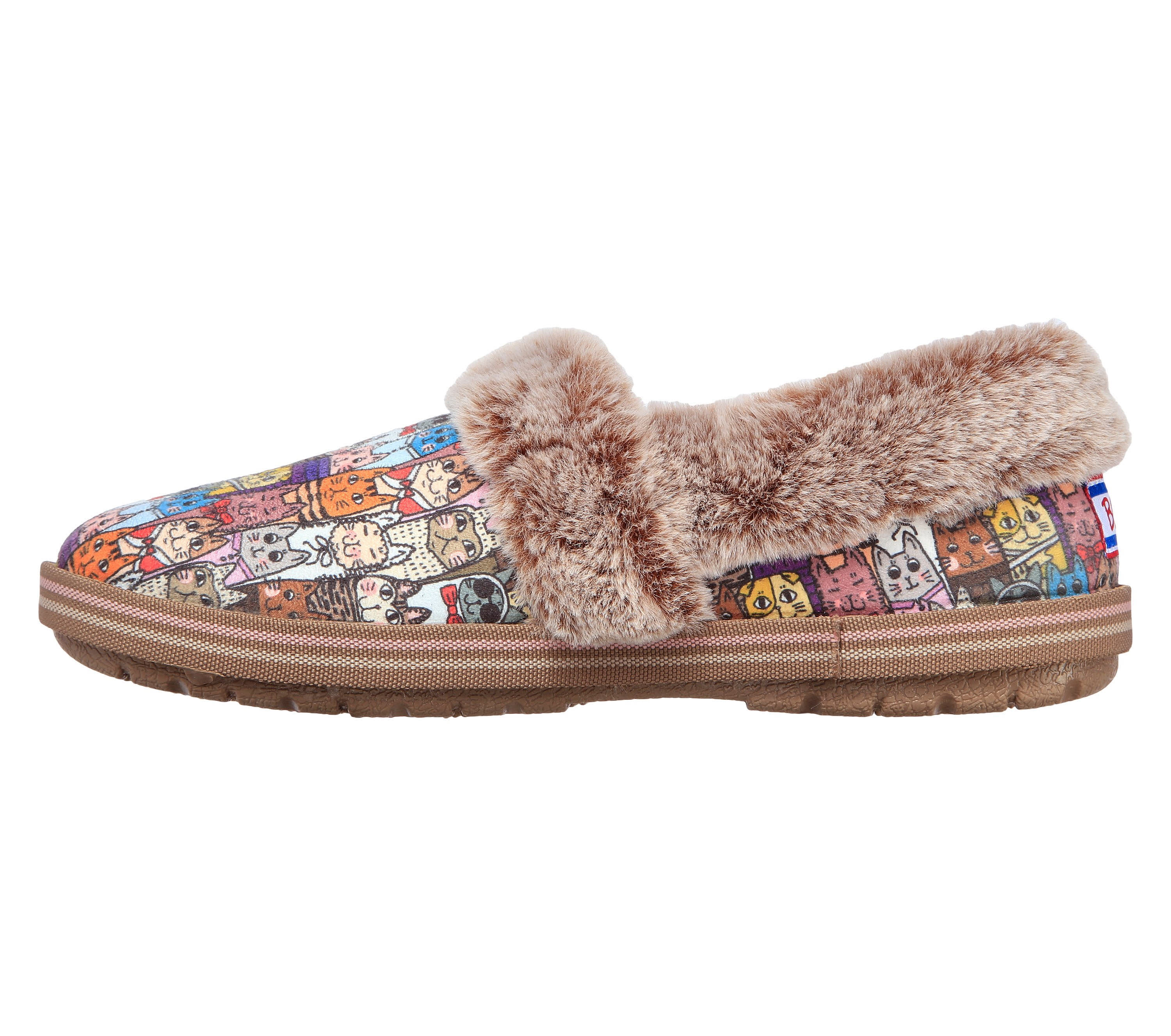 Skechers Bobs too Cozy Slipper Hausschuh Hüttenschuh Damen multicolor
