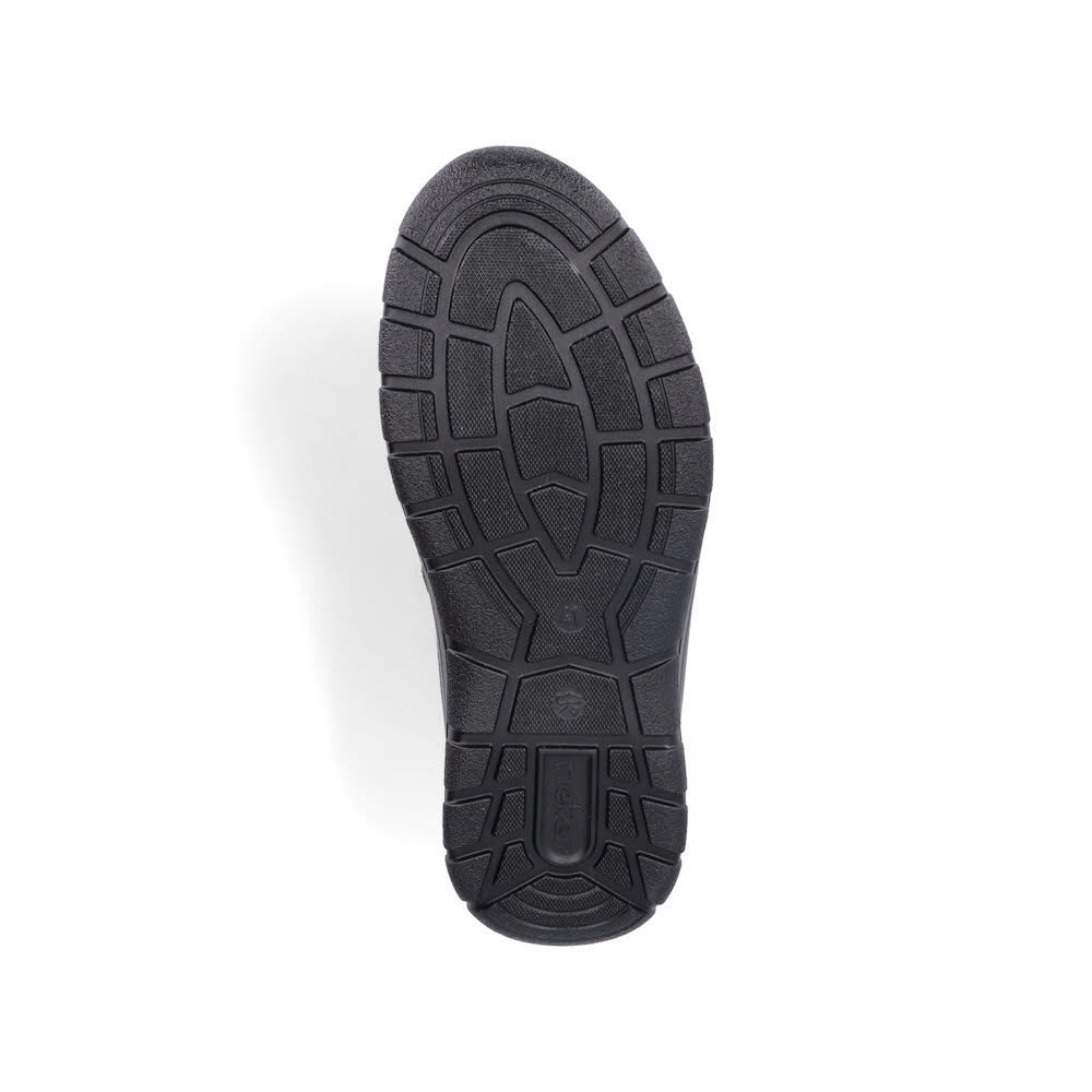 Rieker Kurzstiefel Herren Freizeitstiefel Slipper gefüttert schwarz