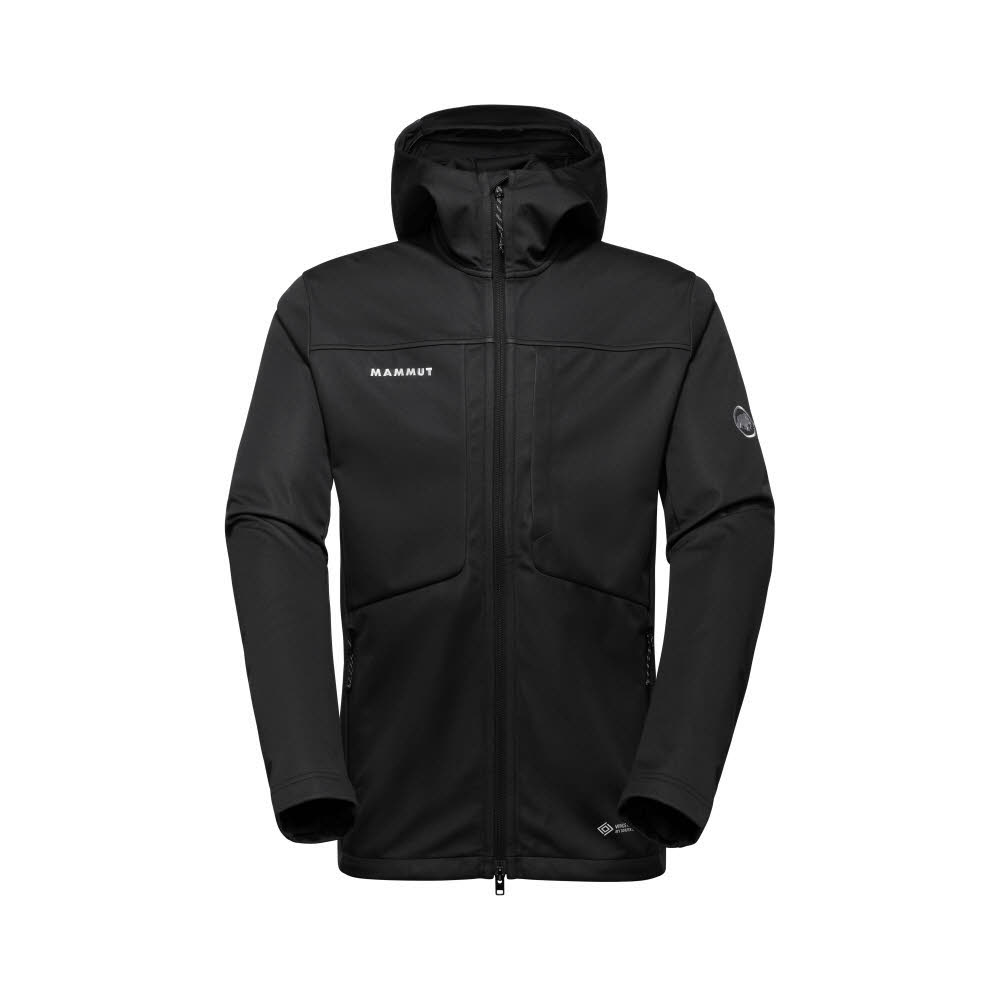 Mammut Ultimate VIII SO Hooded Jacket Herren Softshelljacke schwarz