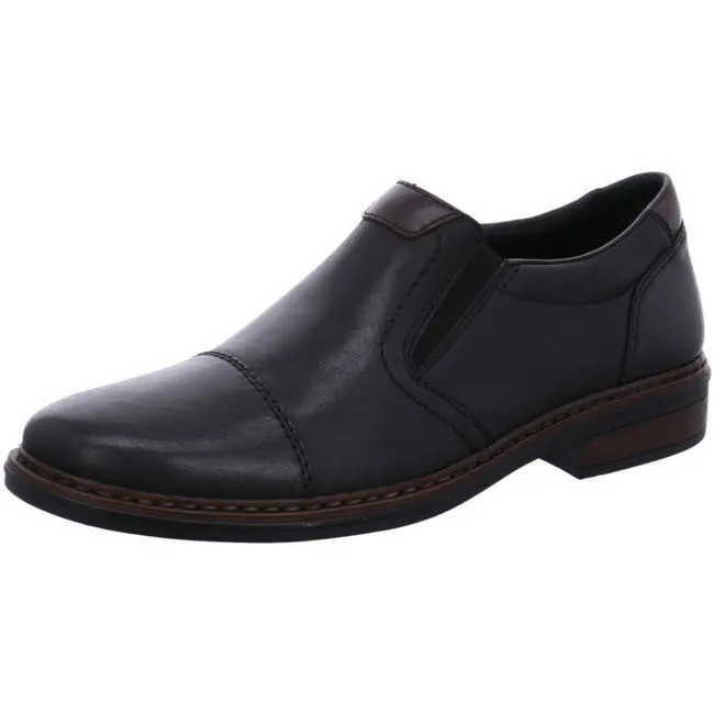 Rieker Slipper Klassisch Elegant Modisch Herren schwarz