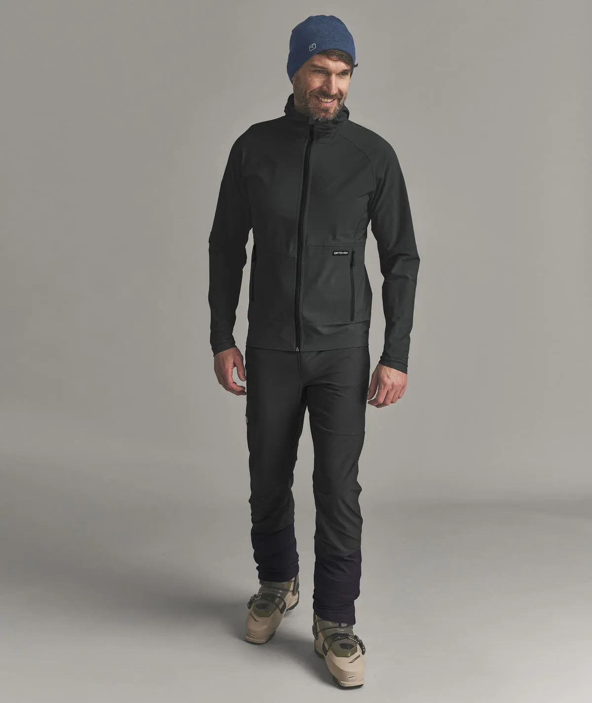 Ortovox VENET SOFTSHELL HOODED JACKET Herren Softshelljacke Outdoorjacke schwarz