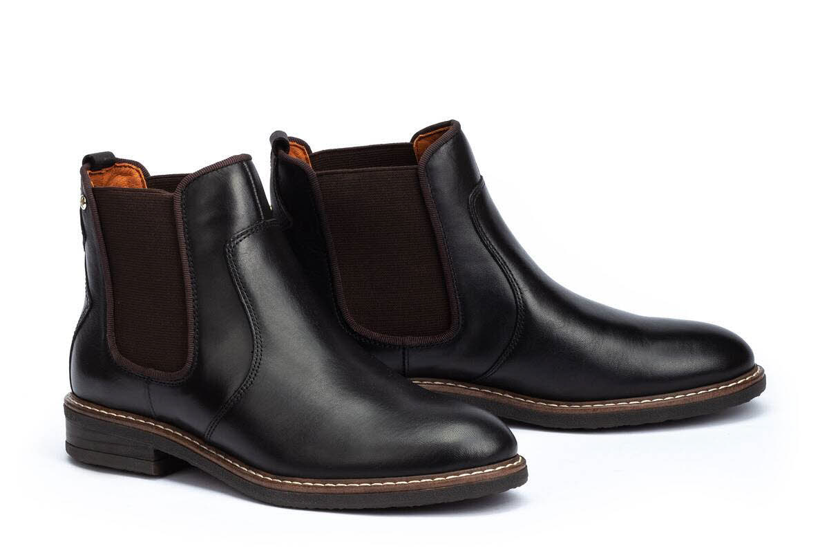 Pikolinos Aldaya Damen Stieflette Slipper ungefüttert schwarz NEU