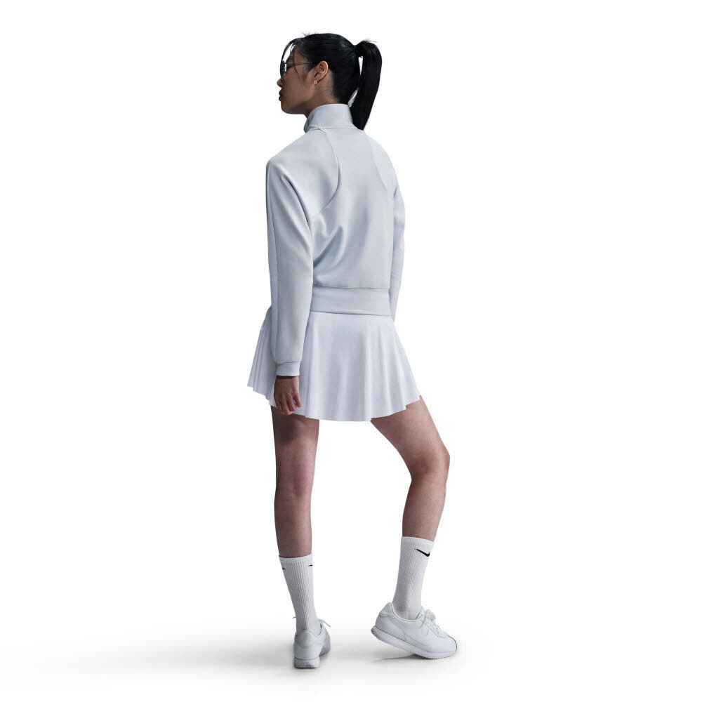 Nike Court Women"s Full-Zip Ten Damen Sweatjacke Trainingsjacke football grey