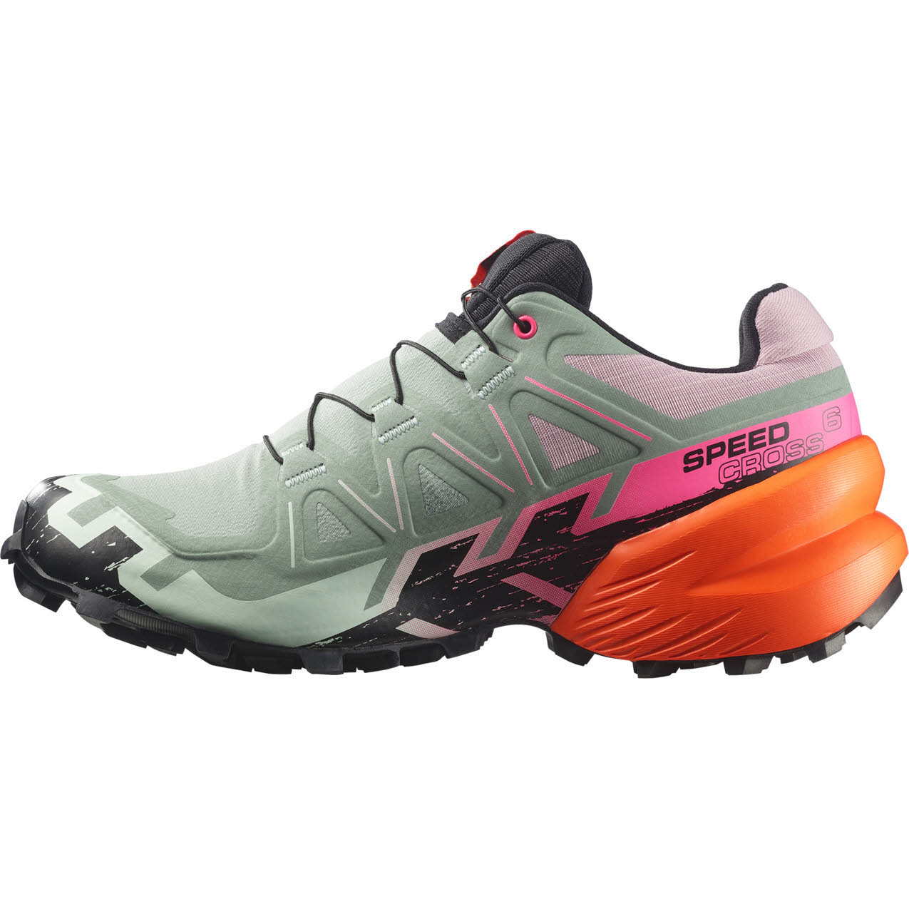 Salomon SPEEDCROSS 6 GTX ICON W Damen Laufschuhe Trailrunningschuhe grün/schwarz