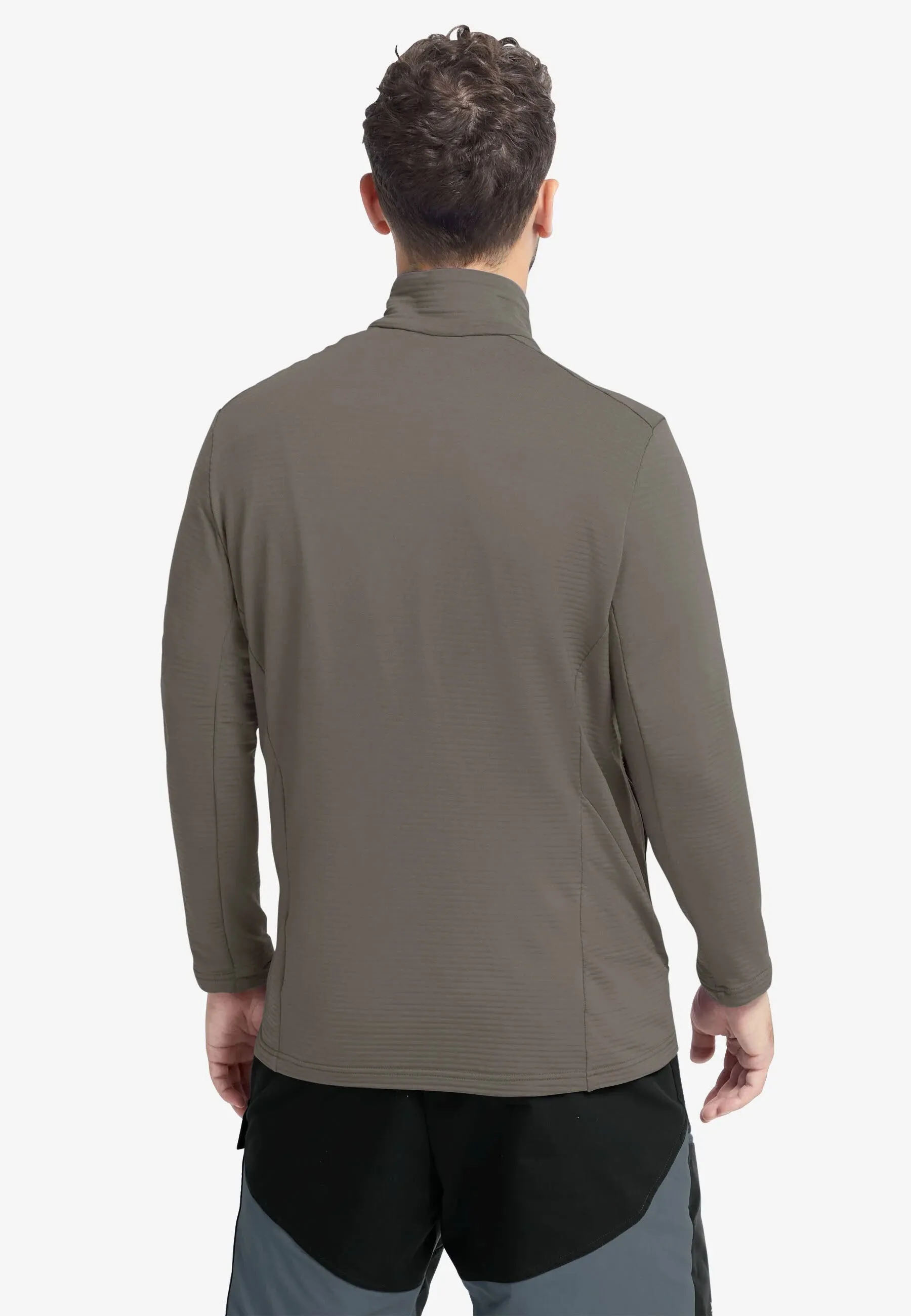 Jack Wolfskin Litestride Fz Herren atmungsaktive Fleecejacke flint