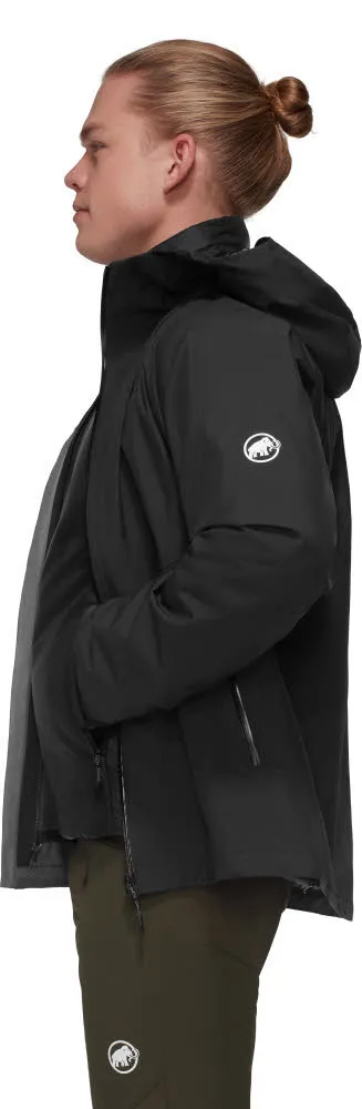 Mammut Alto Light 3 in 1 HS Hooded Jacket Herren Kombijacke Freizeitjacke wasserdicht mit Kapuze schwarz