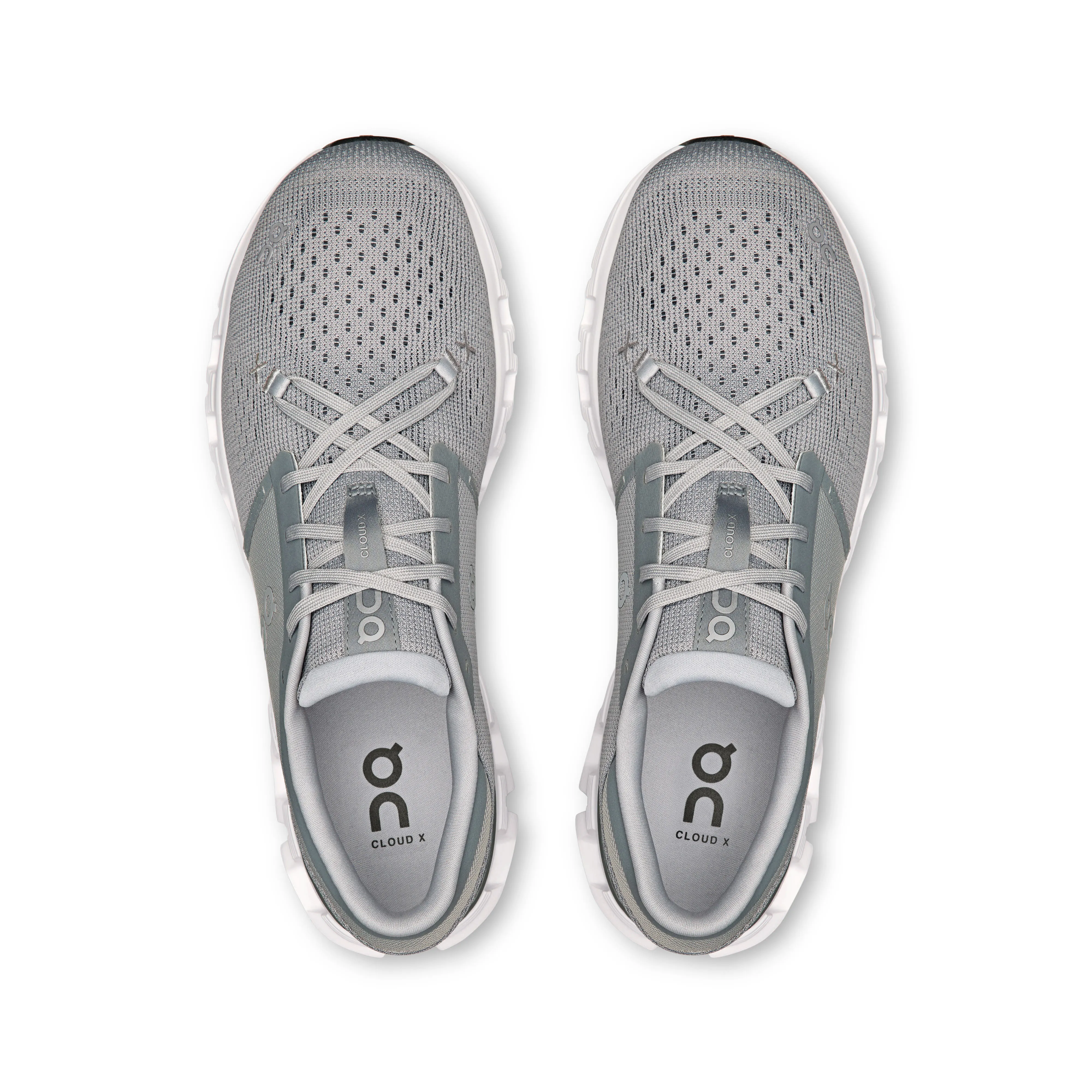 ON CLOUD X 4 Herren Sportschuhe Sneaker Low sportlich alloy/ivory