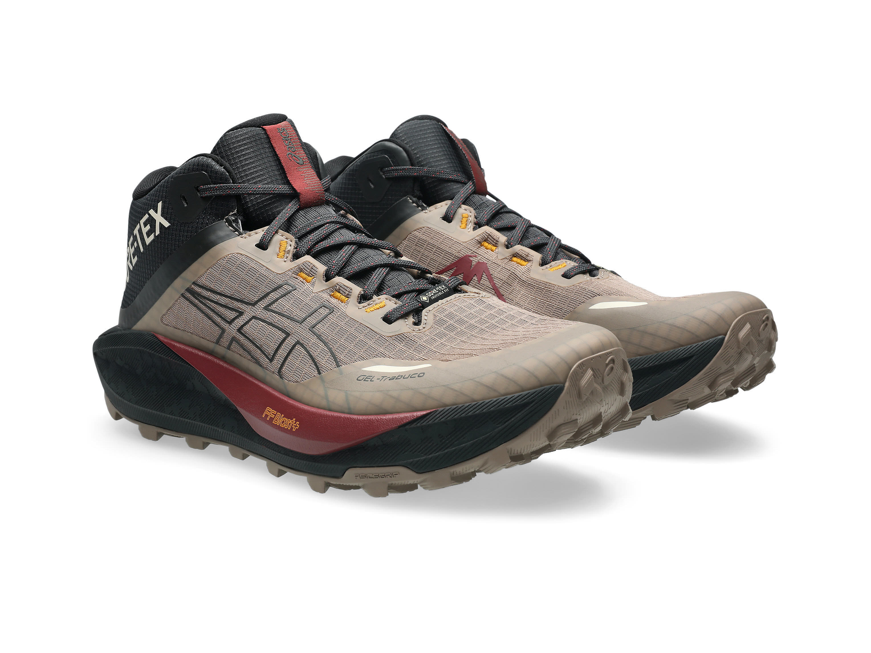 Asics GEL-Trabuco MT GTX Herren Trailrunning Laufschuhe taupe grey/graphite