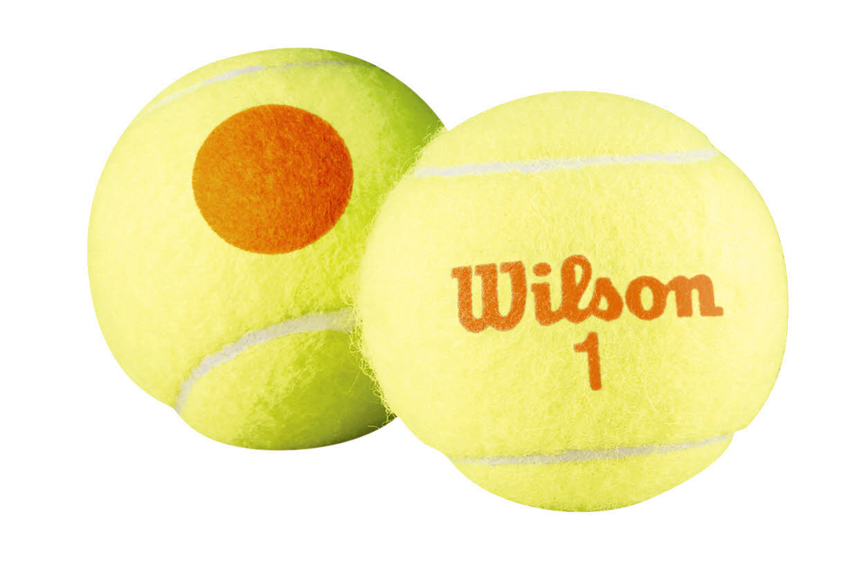 Wilson STARTER TOUR ORANGE BALL 3 PACK Kinder Tennisbälle gelb