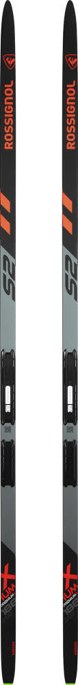 Rossignol X-IUM SKATING PREMIUM+S2 STIFF Langlaufski ohne Bdg. grau/schwarz