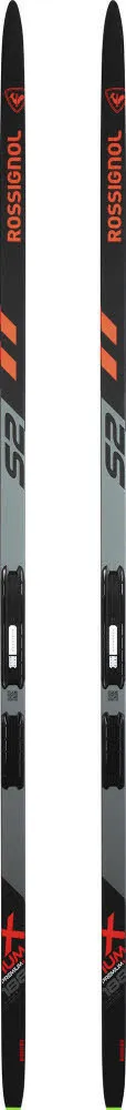 Rossignol X-IUM SKATING PREMIUM+S2 STIFF Langlaufski ohne Bdg. grau/schwarz