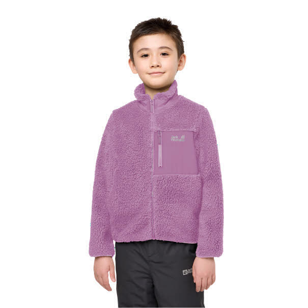 Jack Wolfskin Ice Curl Jacket Mädchen Fleecejacke Outdoorjacke vivid orchid