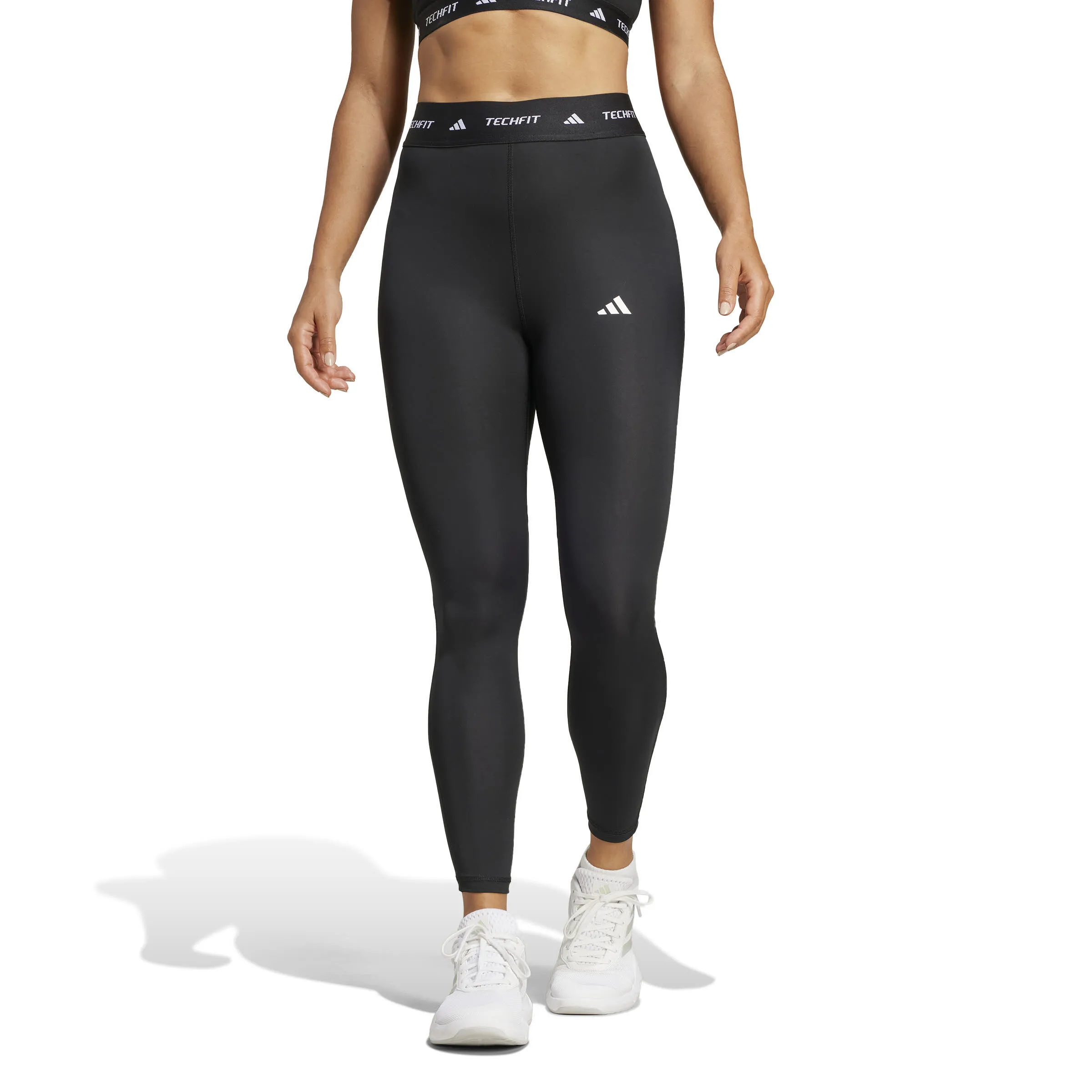 adidas TECHFIT 7/8-Leggings Sportleggings Damen schwarz