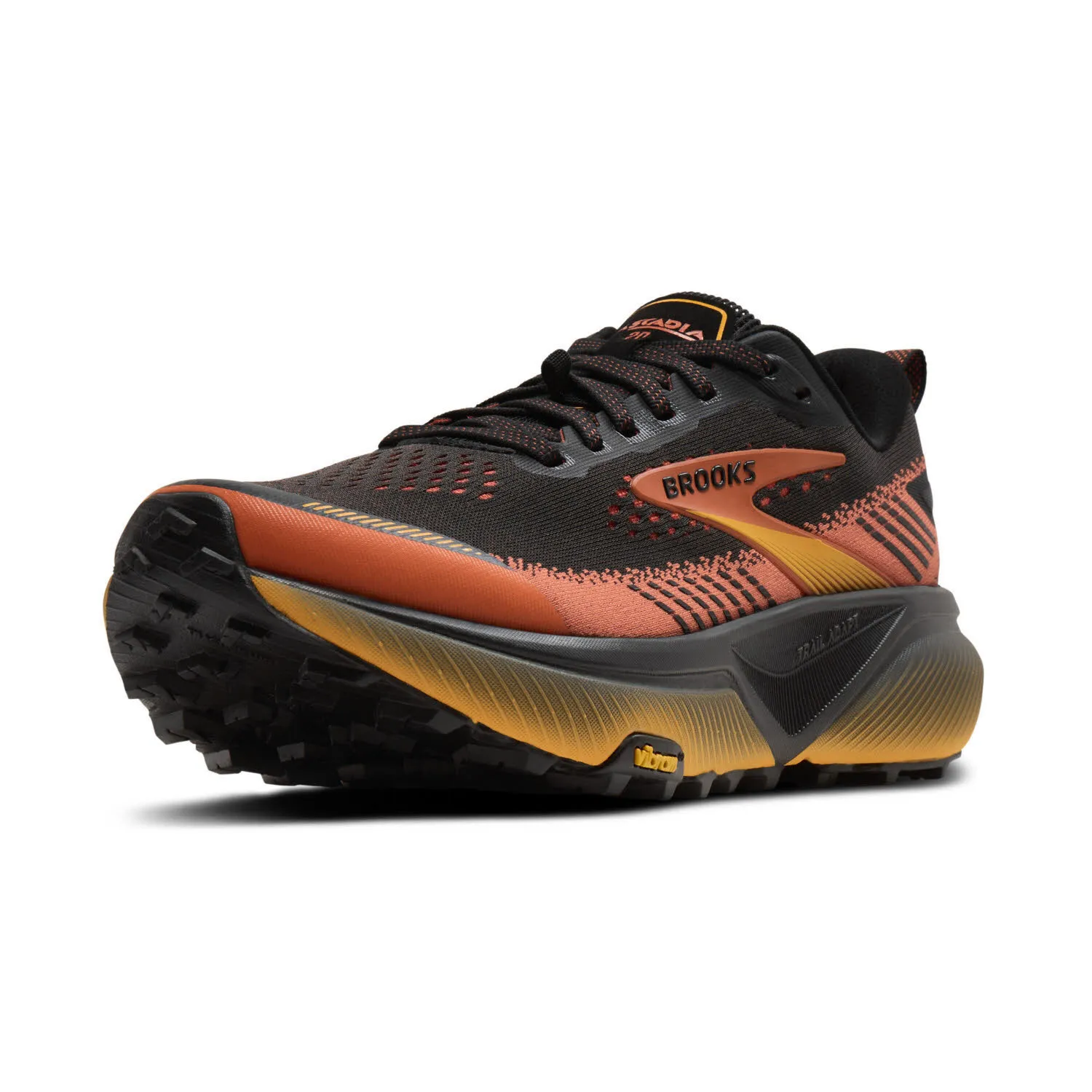 Brooks Cascadia 20 Herren Trailrunningschuhe Laufschuhe schwarz/orange