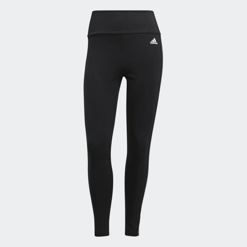adidas DA W 3S 78 TIG Damen Leggings 7/8 Tights Trainingshose schwarz NEU