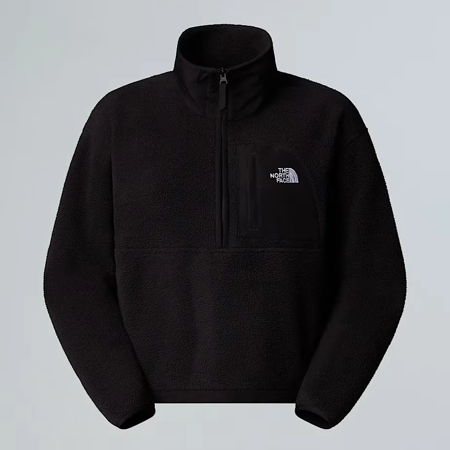 The North Face YUMIORI OFF PEAK 1/2 ZIP Damen Fleecejacke Outdoorweste schwarz