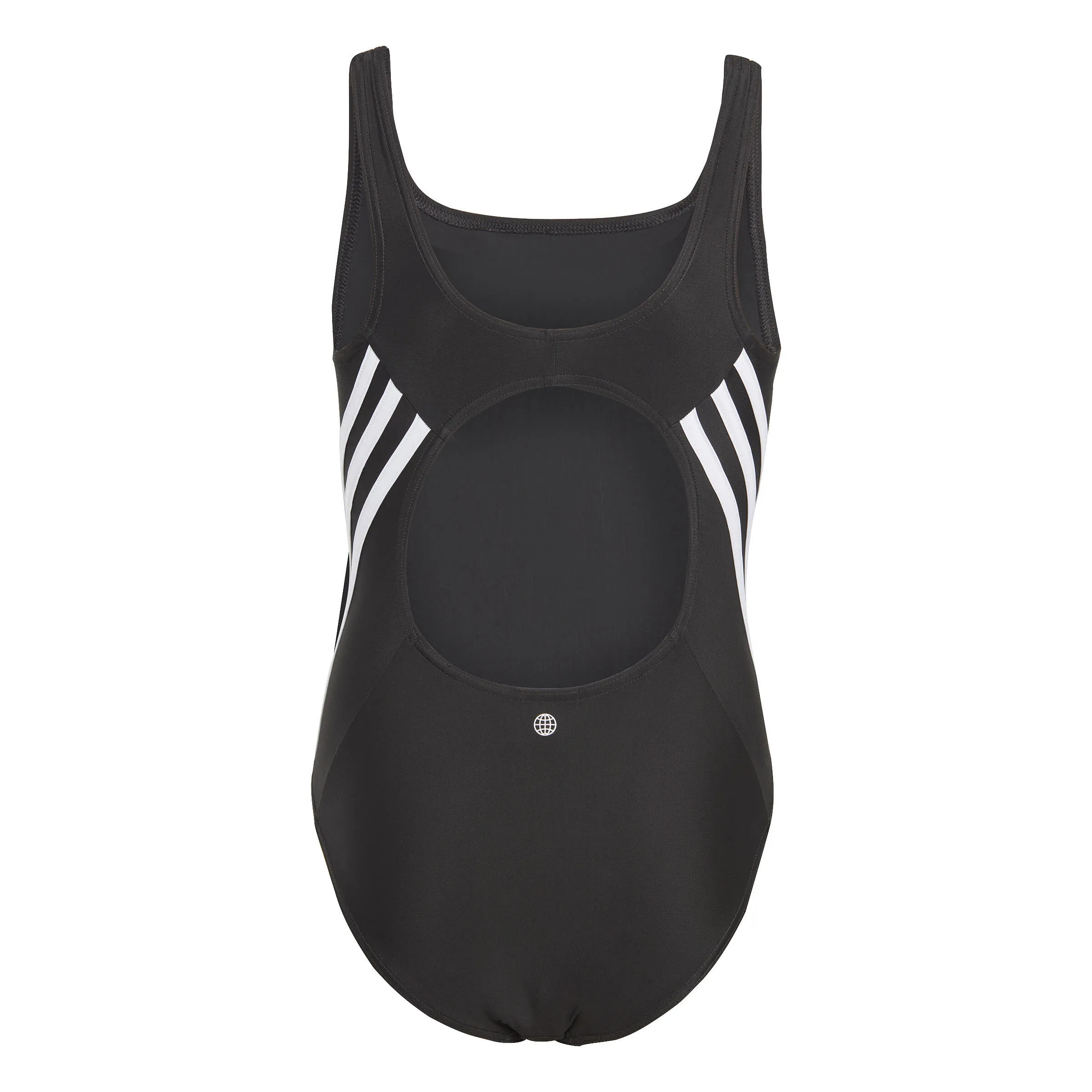adidas 3-Streifen Badeanzug Schwimmanzug Kinder Mädchen schwarz