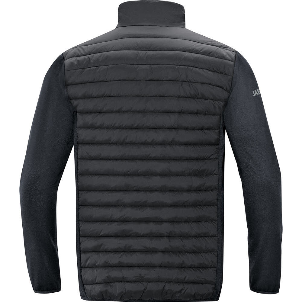 JAKO Hybridjacke Premium Herren Daunenjacke Freizeitjacke schwarz